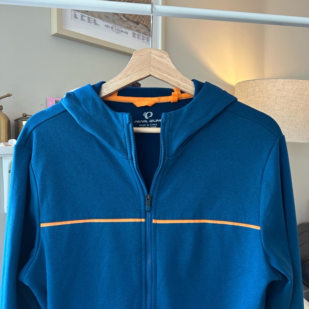 Pearl Izumi Trail Blue and Orange Hoody Jacket